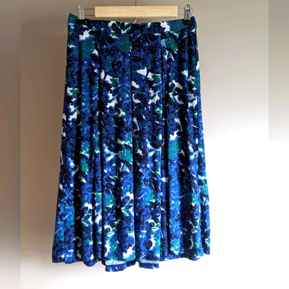 Floral midi length skirt